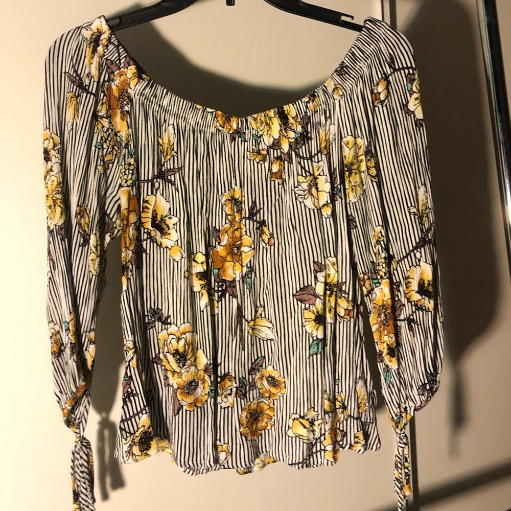 Off the shoulder blouse